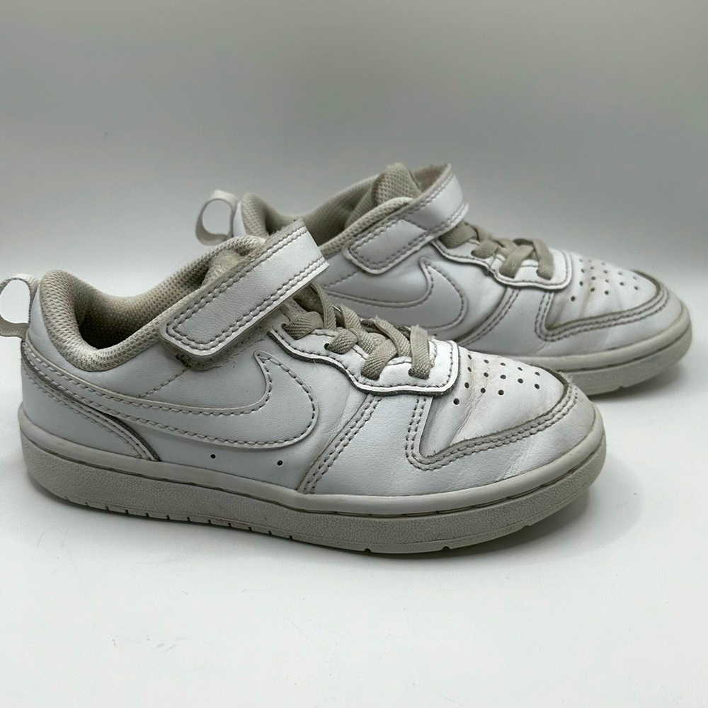 Nike | White Kids' Court Borough Low Top Sneaker Baby/Toddler | size 11.5